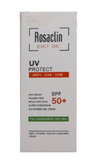 کرم ضد آفتاب بی رنگ رزاکلین با SPF50 مناسب پوست مختلط و چرب حجم 40 میلی لیتر ضمانت اصل بودن کالا