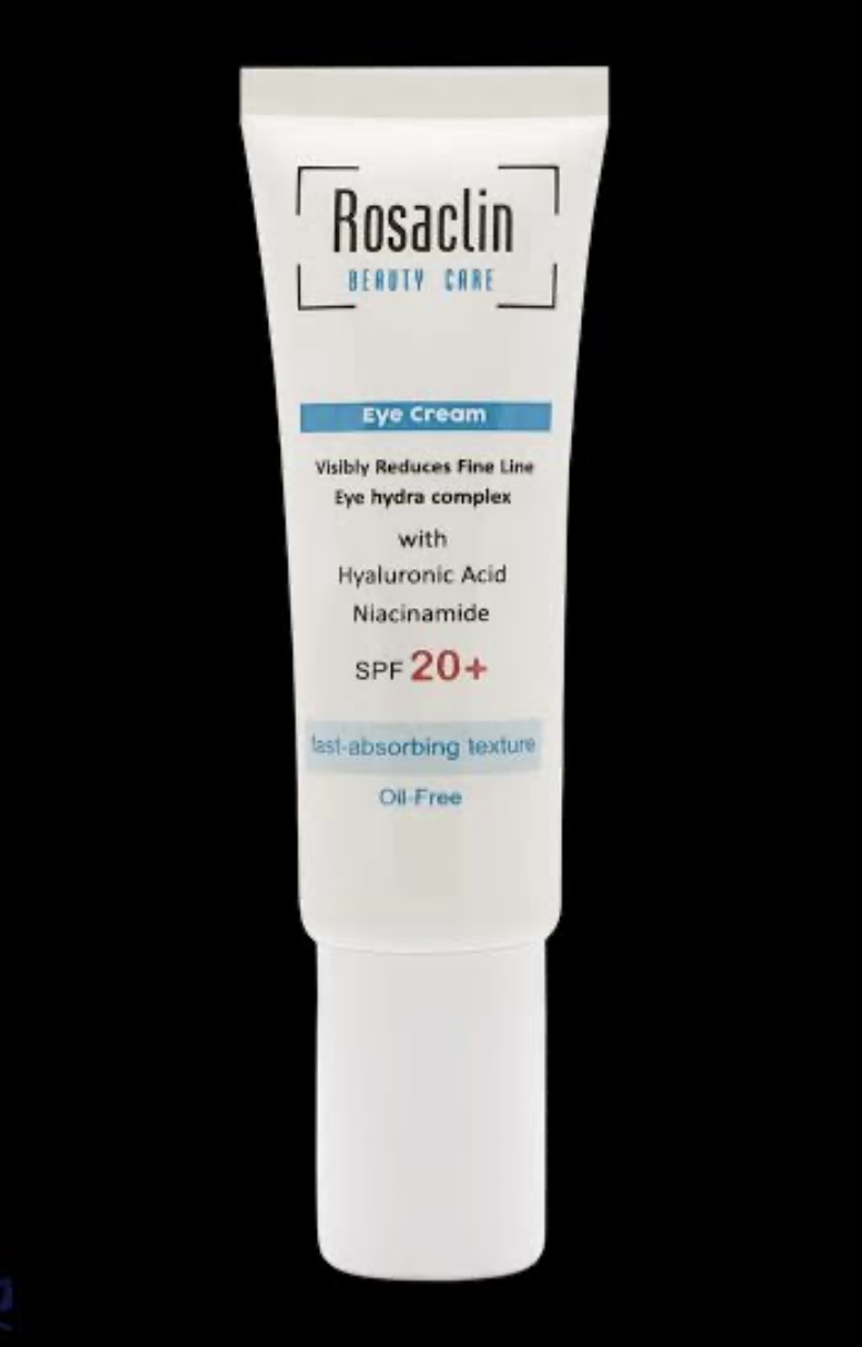 کرم دور چشم ضد چروک و آبرسان رزاکلین SPF20 حجم 30 میلی لیتر