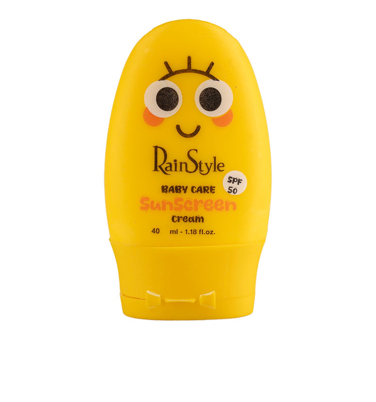 کرم ضد آفتاب بی رنگ کودکان رین استایل با SPF50 حجم 40 میلی لیتر